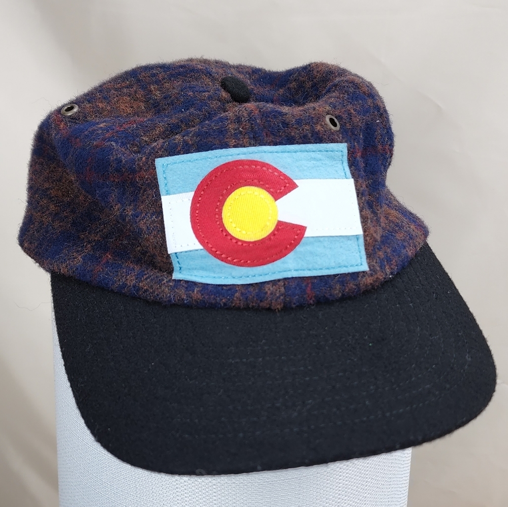 Colorado flag wool blend unstructured hat